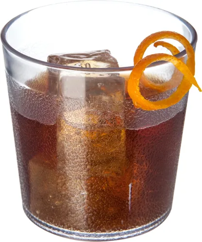 Vista 4 de Vasos de plástico apilables resistentes a rotura Carlisle 5501-8154 , Transparente, 1