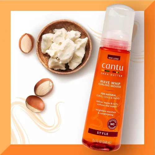 Vista 6 de Cantu Natural Hair Wave Whip Curling Mousse, 8.4 oz