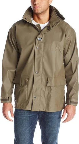Vista 2 de Helly Hansen chamarra de trabajo Impertech para pesca y lluvia para hombre