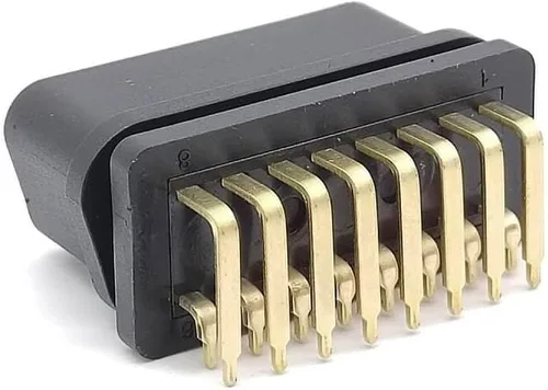 Vista 3 de Elecbee Diagnóstico femenino de ángulo recto del conector OBD2 OBD2 OBD2 del Pin 90° de OBD2 16 J1962F