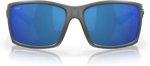 Vista 9 de Costa Del Mar Mens Reefton Rectangular Sunglasses Oscuro/Espejo Azul Polarizado-580p
