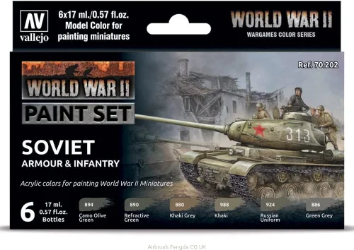 Vista 8 de Vallejo - Set de Pintura para Modelismo WWII Waffen SS Alemán Tonos Militares Históricos Colores Acrílicos Compatibles con Pinceles y Aerografos