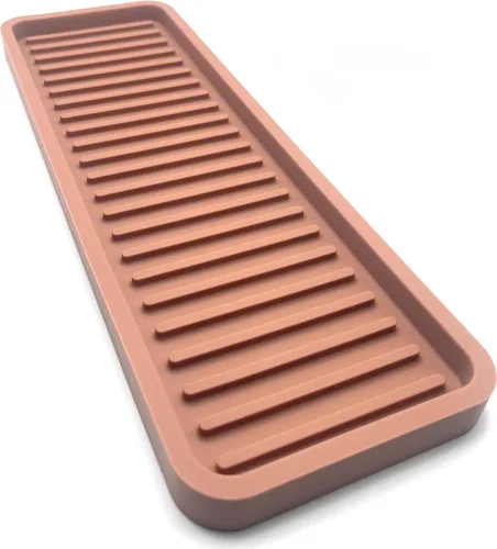 Vista 10 de Bandeja organizadora para fregadero de cocina de silicona, soporte de esponja y protector de encimera Plato y bandeja dispensadora de jabón