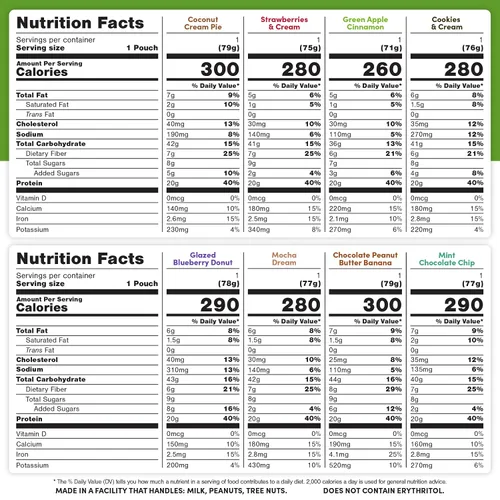 Vista 2 de Oats Overnight Paquete de variedad definitivo - Batido proteico para el desayuno alto en proteínas, 5g de fibra - Harina de avena sin gluten, avena