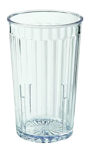 Vista 10 de G.E.T. 8809-1-CL-EC - Vasos facetados de plástico irrompibles resistentes a prueba de golpes, 9 onzas, transparente (juego de 4)