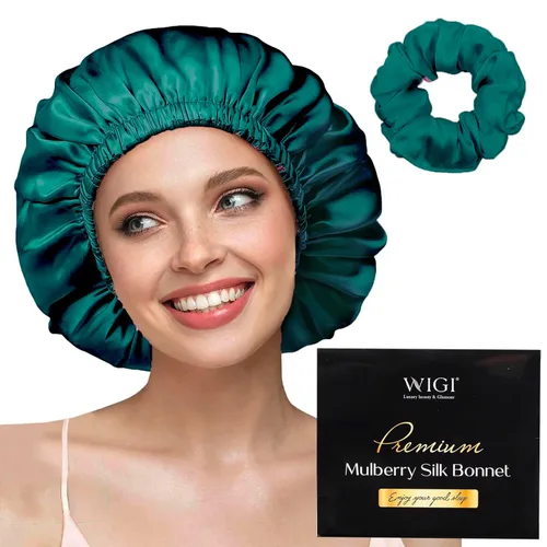 Vista 10 de WIGI Juego de 2 coleteros de seda, 100% seda de morera pura, no daña el cabello para mujeres, súper suave, elegante, apto para todo tipo de cabello