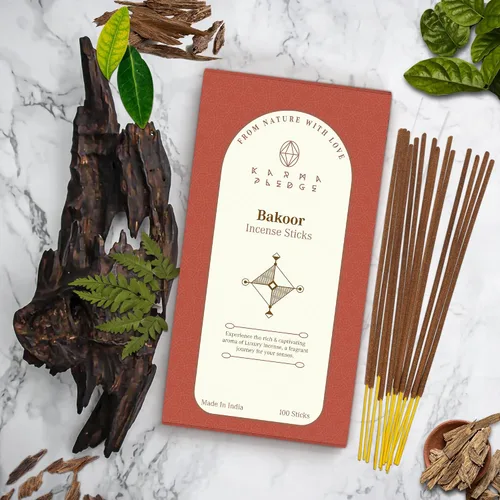 Vista 5 de Bakhoor - Varitas de incienso orgánicas sumergidas a mano, 100 varillas con hierbas naturales e ingredientes aromáticos, tiempo de combustión de 45