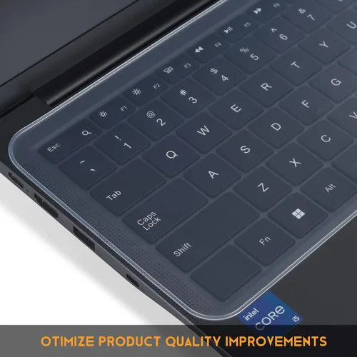 Vista 6 de Protector Universal de Teclado Funda Protectora para Portátil de 13-14 pulgadas, Silicona Ultrafina Impermeable a Prueba de Polvo Protector