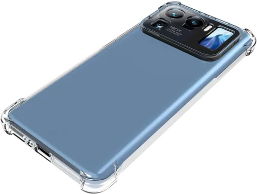 Vista 5 de USTIYA Funda para Mi 11 Ultra Clear TPU Cuatro Esquinas Cubierta Protectora Transparente Suave
