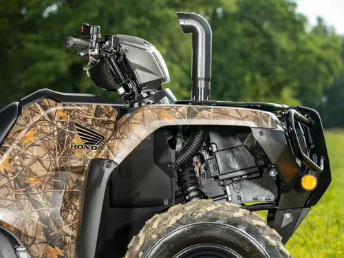 Vista 6 de SuperATV Kit de esnórquel Ranger compatible con Honda Rancher 420 / Foreman 520 Rubicon 2020+ Resistente y elevador eleva la entrada de aire de tu