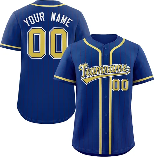 Vista 37 de Camiseta de béisbol de rayas finas personalizada hipster hip hop, camisetas deportivas con nombre y número del equipo personalizado para hombres