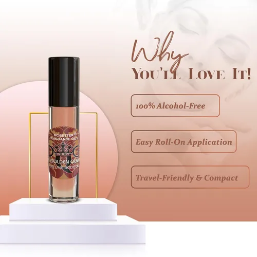 Vista 3 de MOBETTER FRAGRANCE OILS Da Golden Queen - Aceite corporal con fragancia para mujer