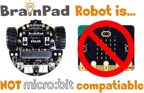 Vista 5 de Pulse with Robot Kit, un microordenador STEM MakeCode para codificar robots, juegos y circuitos