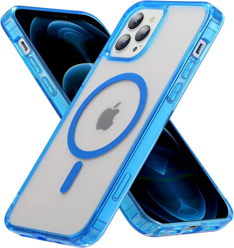 Vista 22 de Funda para iPhone 11, funda magnética con función atril [protección de grado militar] y [compatible con MagSafe], funda protectora delgada