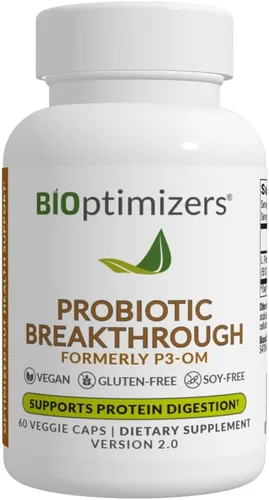 Vista 9 de BIOptimizers Probiotic Breakthrough – Lactobacillus Plantarum OM Probióticos y Prebióticos Suplemento de Salud para el Intestino, Digestivo