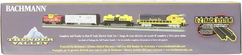 Vista 5 de Bachmann Trains - Juego de tren eléctrico Thunder Valley listo para usar - escala N Multi, Mediano