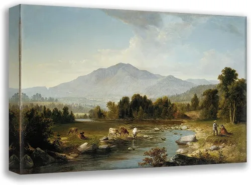 Vista 5 de ArtDirect High Point; Shandaken Mountains (1853) - Póster impreso de museo sin marco de 10 x 7 pulgadas, listo para enmarcar por Asher Brown Durand