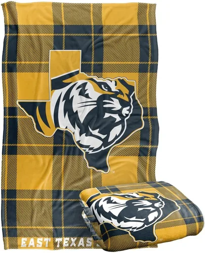 Vista 276 de LOGOVISION St John's University Campus Plaid Spirit Silky Touch Manta súper suave 36 x 58 pulgadas