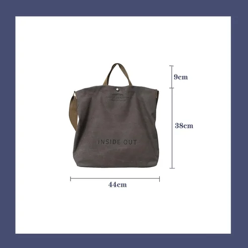 Vista 2 de UICIOP Bolsos de lona para mujer, bolso de trabajo casual para hombro, bolso cruzado con asa superior, bolsos cruzados