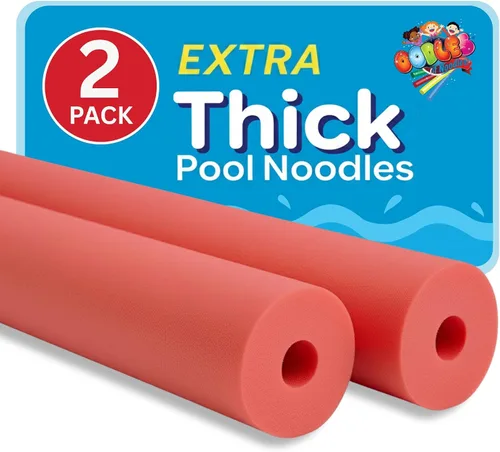 Vista 20 de Oodles of Noodles Foam Pool Swim Noodles 2 Pack, Hollow Core Swimming Foam Tube for Pool Floats, Buoyant for Beach, Water Play, Crafts, DIY Projects