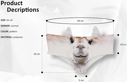 Vista 2 de Pantaletas divertidas para mujer, ideal como regalo para ella, regalo de San Valentín