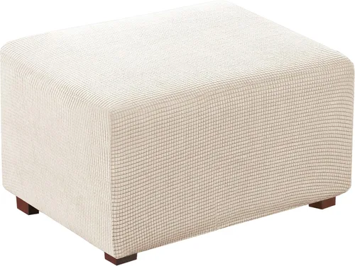 Vista 24 de Flamingo P Funda otomana elástica cuadrada, protector de muebles, protector de muebles plegable, protector de muebles, funda suave con parte