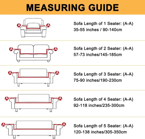 Vista 5 de Aedlcal Funda de sofá de dos plazas, funda de sofá súper elástica, funda de sofá de jacquard suave, funda de sofá con funda de almohada, funda Gris