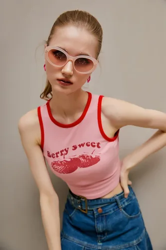 Vista 6 de FEISEDY Y2k - Gafas de sol ovaladas para mujer, gruesas, atrevidas, estilo retro, con efecto de ojo de gato redondo, B2313