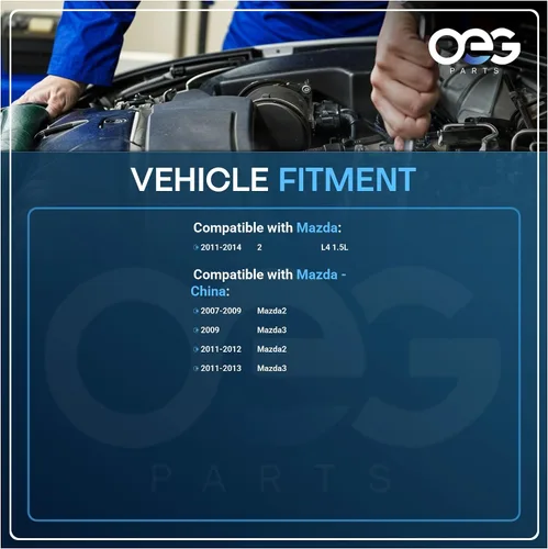 Vista 4 de Piezas de OEG nuevo alternador compatible con Mazda 2011-2014 reemplaza Mazda ZJ38-18-300, Mitsubishi A00002TG1391ZC, A002TG1391, A002TG1391ZC