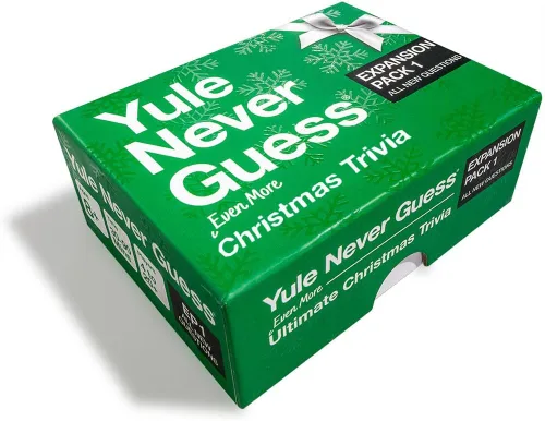 Vista 5 de Juego de trivia de Navidad - Juegos de Navidad para fiesta familiar - Paquete de expansión de juegos familiares de Navidad 1