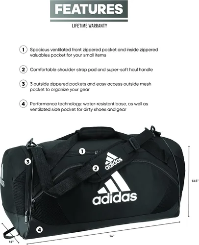 Vista 2 de adidas Team Issue 2 Medium Duffel Bag, One