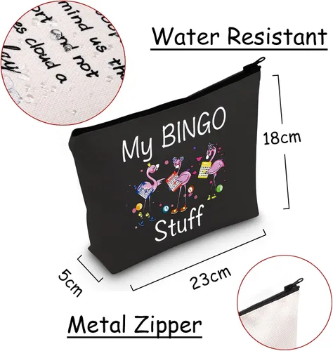 Vista 2 de JXGZSO Divertido B Lover Regalo Jugador Regalo Mi B Cosmético B Cosmético B Bolsa De Maquillaje B Regalo Jugador, negro ( B Black )