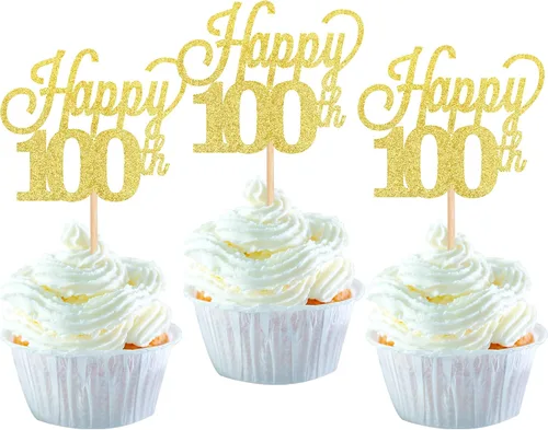 Vista 11 de Paquete de 24 adornos para cupcakes con purpurina número 15, quince cumpleaños, decoración para cumpleaños de 15 años, suministros de fiesta de Negro