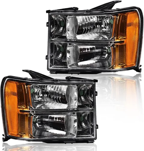 Vista 50 de CHEDA Conjunto de Faros Delanteros Faro Compatible con GMC Canyon/Chevy Colorado 2004-2012 Conjunto de Faros Luces de Parachoques