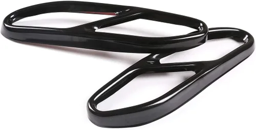 Vista 2 de Tapacubos de tubo de escape trasero de acero inoxidable para Mercedes Benz Clase S W222 C217 S320 S400 S500 2010-2017 AMG