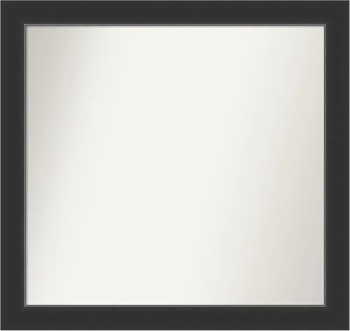 Vista 94 de Amanti Art Espejo personalizado, espejo de baño negro Astor, espejo de pared o espejo de tocador de baño sobre el fregadero (25 x 25 pulgadas)