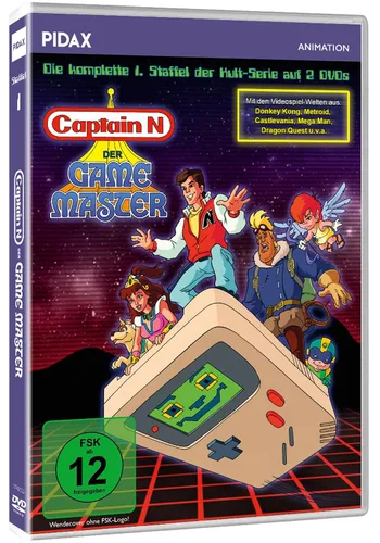 Vista 3 de Captain N Der Game Master, Staffel 1 Die komplette 1. Staffel der Kultserie Pidax Animation 1989
