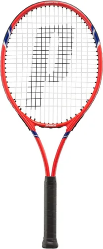 Vista 2 de Prince 7TJ134 Synergy LITE 275 Hard Tennis Racket, Lightweight Aluminum, Grip Size 2, [Stretched]