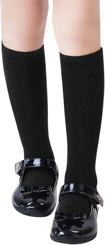 Vista 3 de Century Star Calcetines de bebé para niña, calcetines altos hasta la rodilla, calcetines antideslizantes para niños, calcetines de tubo