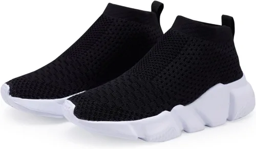 Vista 5 de Casbeam Boys and Girls Breathable Lightweight Fashion Casual Sports Walking Shoes Running Sneakers High Top (ToddlerLittle Kid Bib Kid)