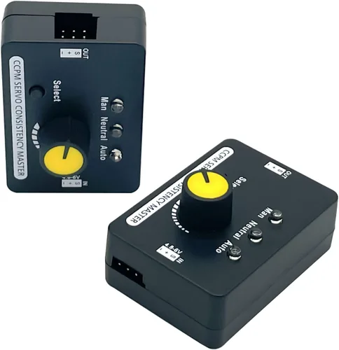 Vista 3 de 2Pack RC Servo Tester Centrado Herramienta ESC Motor Checker Construido en BEC 3CH Alta Precisión para Aviones Modelos de Control Remoto