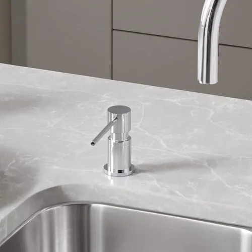 Vista 2 de BLANCO, LATO - Dispensador de jabón de cocina de cromo pulido, 10 onzas