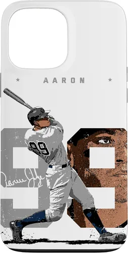 Vista 24 de Aaron Judge Number Portrait Baj New York MLBPA Case for iPhone 17