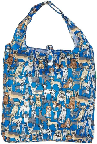 Vista 19 de ECO CHIC Bolsas plegables reutilizables para comestibles, bolsa de compras ligera, reciclada y reutilizable, bolsa plegable impermeable Gafas Gatos