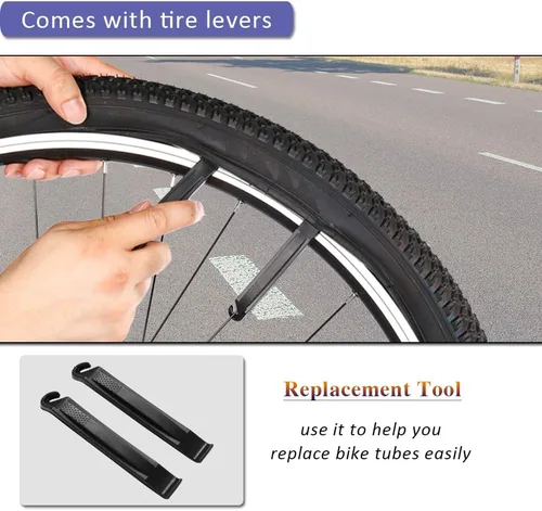 Vista 6 de Tubo de bicicleta de 20 x 4.0 pulgadas con válvula Schrader AV35 mm, tubos interiores de bicicleta eléctrica de goma butílica premium, paquete de 2