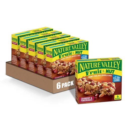 Vista 15 de Nature Valley Barras de granola de frutas y nueces, cereza de chocolate oscuro, 6 unidades, 7.4 onzas
