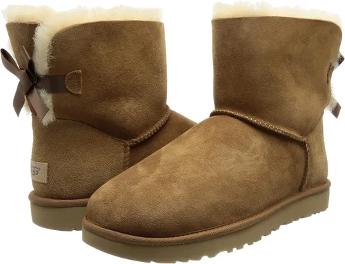 Vista 7 de UGG Mini botas Bailey Bow II para mujer Beige