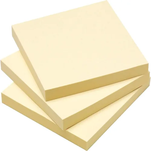 Vista 3 de Highland Notes, 3 x 3 pulgadas, amarillo, 18-padsPack