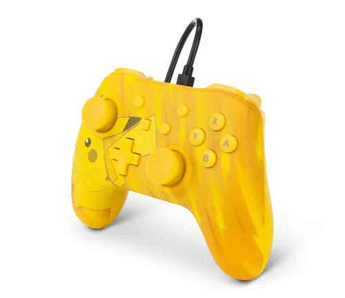 Vista 5 de PowerA Wired Controller for Nintendo Switch - Pokémon Pikachu Static, Gamepad, Game controller, Wired controller, Officially licensed