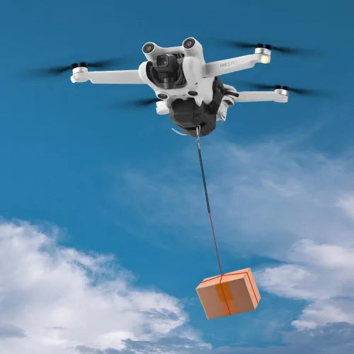 Vista 3 de ZEZEFUFU Airdrop Dropper Control Remoto Lanzador Sistema Accesorios para DJI Mini 3 Pro Drone